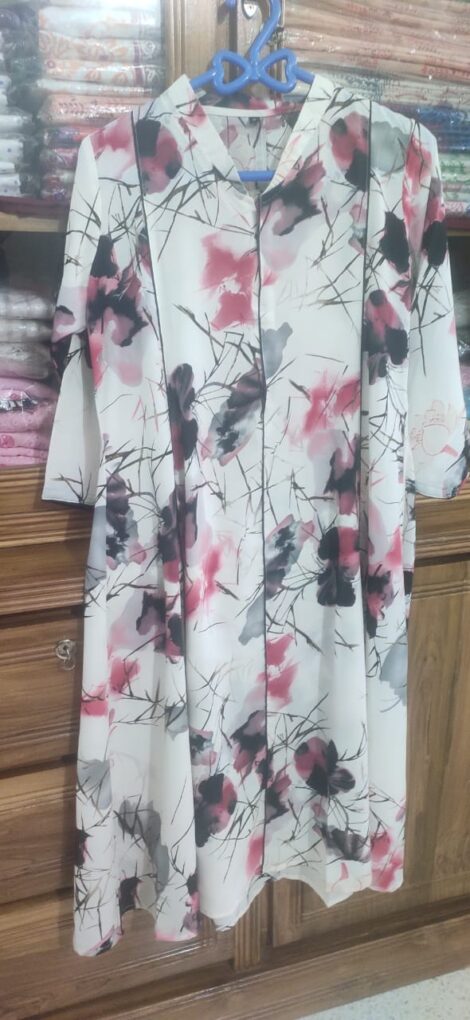 Printed Jeorgettee Ladies Tops